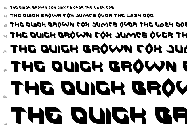 Aero Glass font waterfall